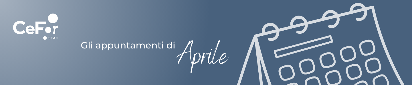 gli appuntamenti di aprile gli appuntamenti di aprile